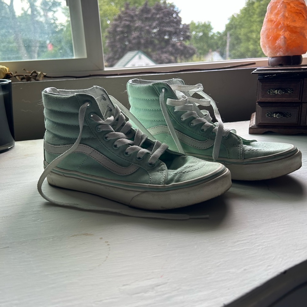 Vans High-Top Sneaker Bundle - Black, Mint, Maroon - Picture 7 of 11
